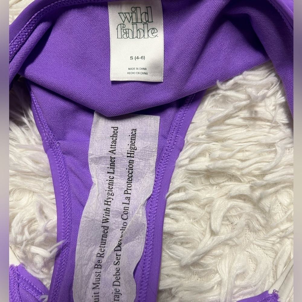 ๐๐EUC-WILD FABLE SUPER CUTE PURPLE BIKINI SZ 4-6๐๐ - Picture 7 of 7